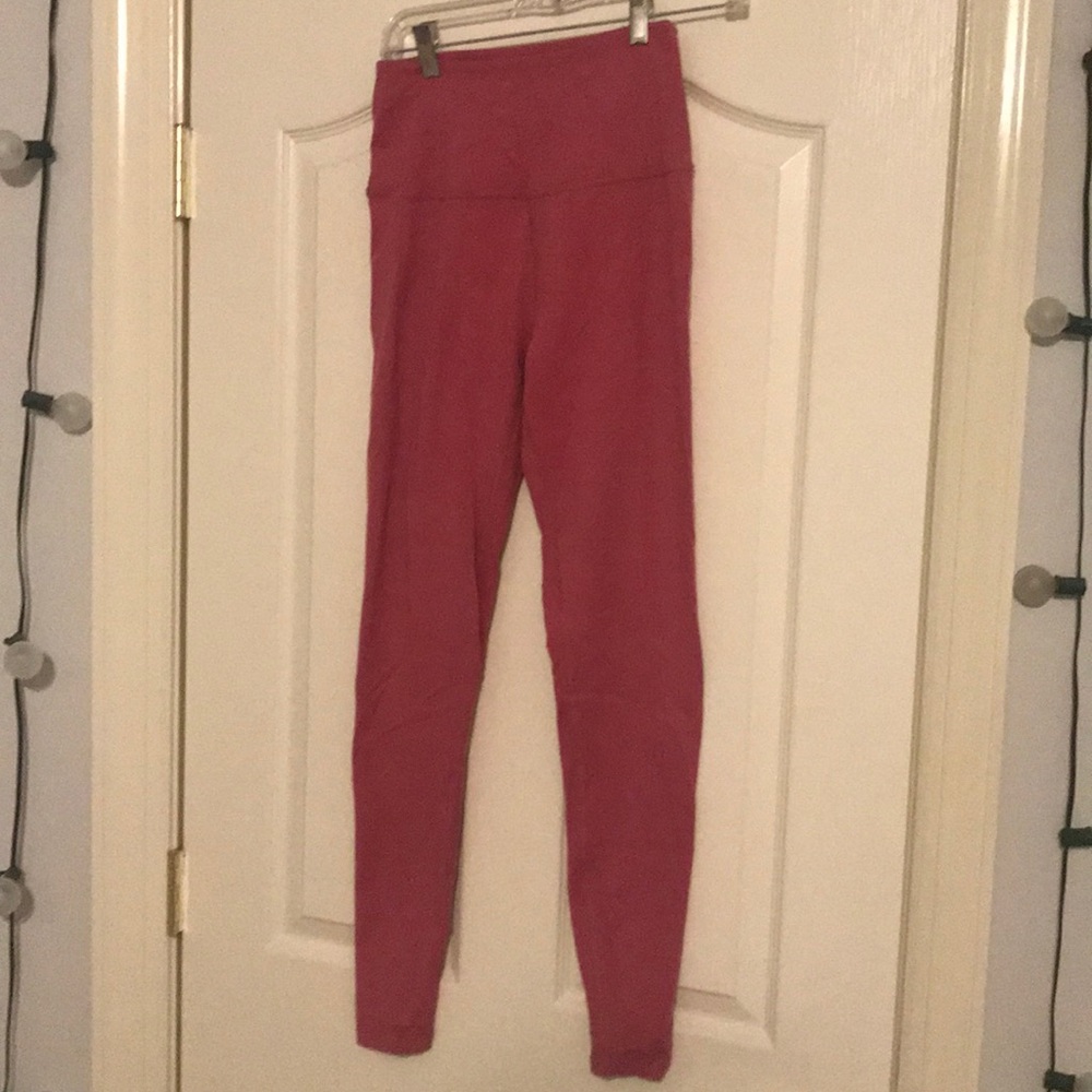 Beyond Yoga - Pink High Waisted Sz L